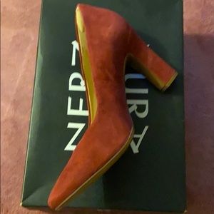 Naturalizer Gloria Lush Red Suede Pump
